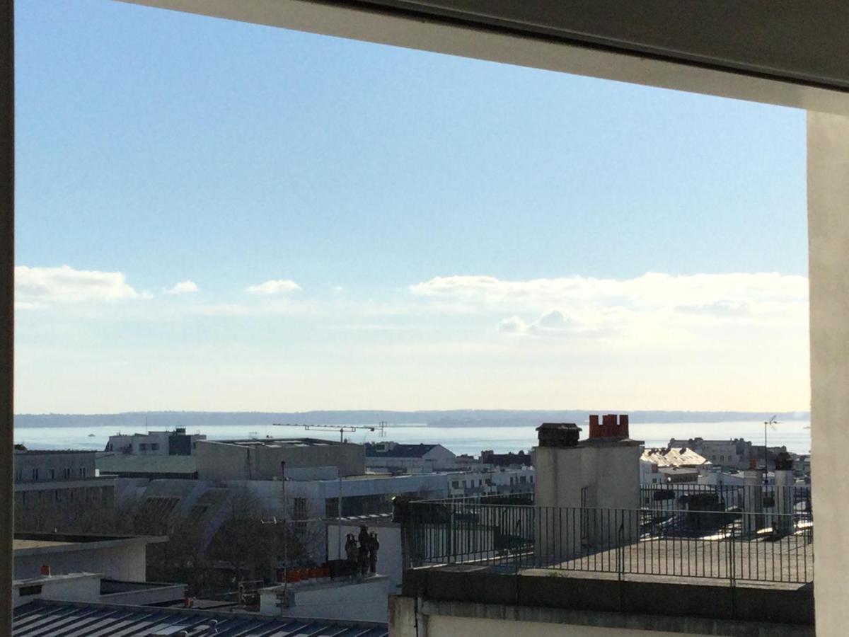Appartement Vue Mer Brest Hyper Centre Esterno foto